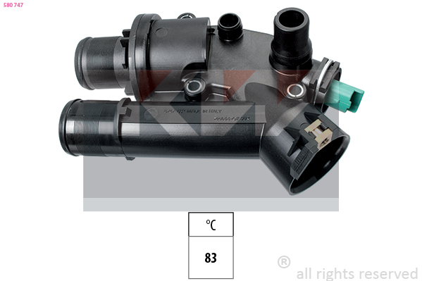 Termostat chladenia KW